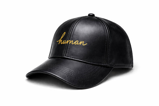 Human Leather Cap