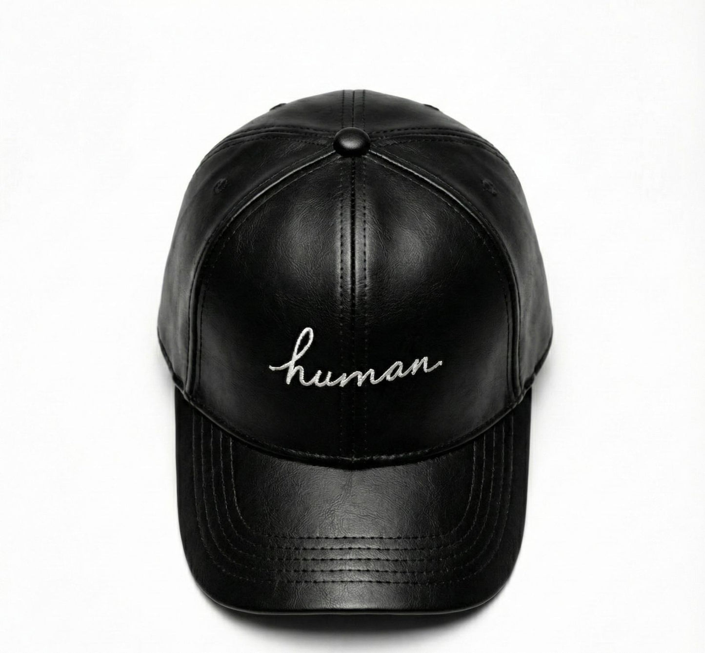 Human Leather Cap
