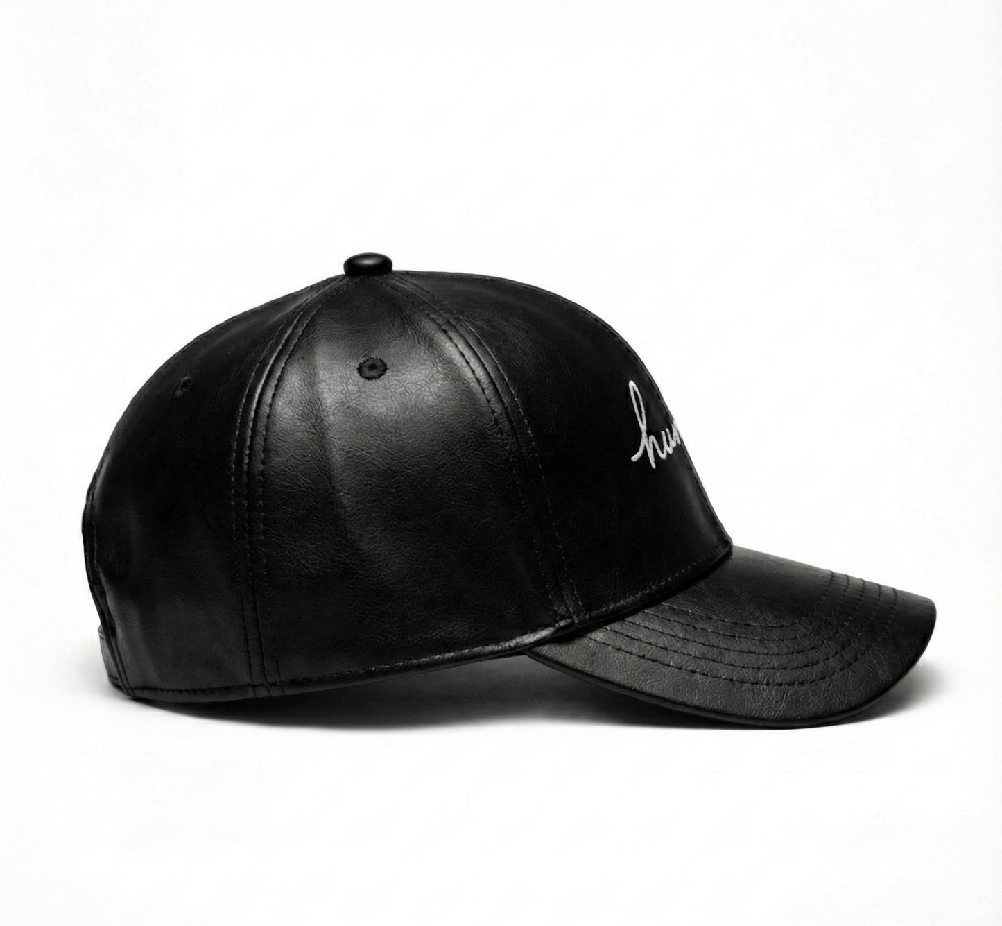 Human Leather Cap